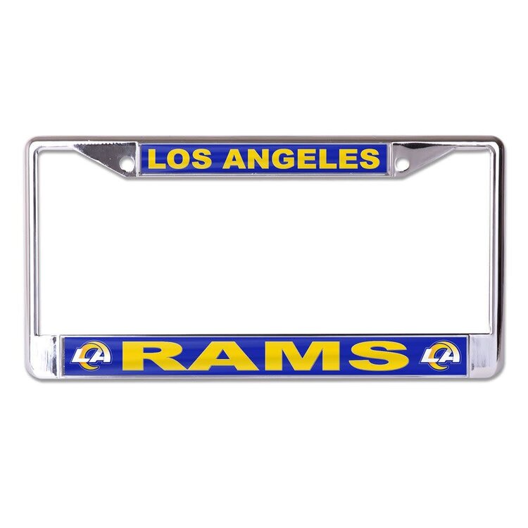 Wincraft Rams LA Logo Chrome License Plate Frame