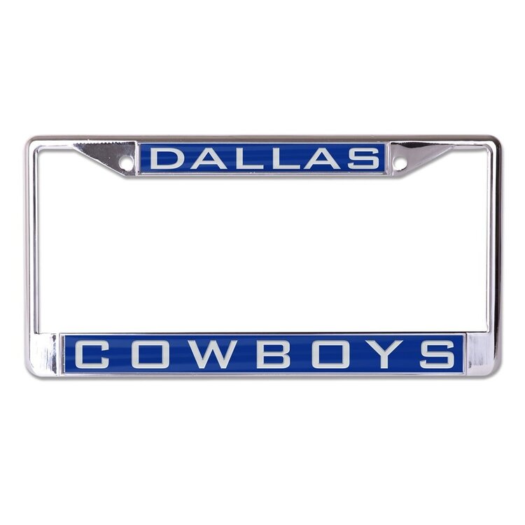 Wincraft Cowboys Chrome Acrylic License Plate Frame