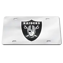 Wincraft Raiders Chrome Logo Specialty Acrylic License Plate