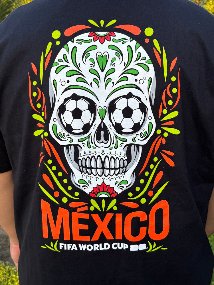 FIFA Mexico FIFA 2026 Men's Sugar Skull Rally Black Tee