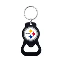 Wincraft Bottle Opener Keychain Black Team - Steelers