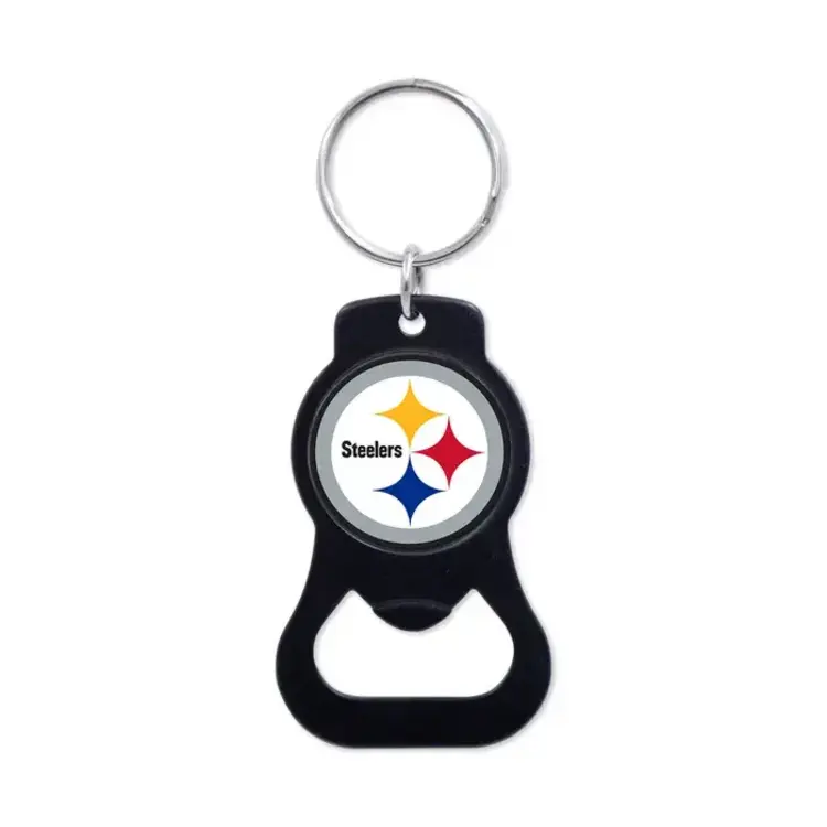 Wincraft Bottle Opener Keychain Black Team - Steelers