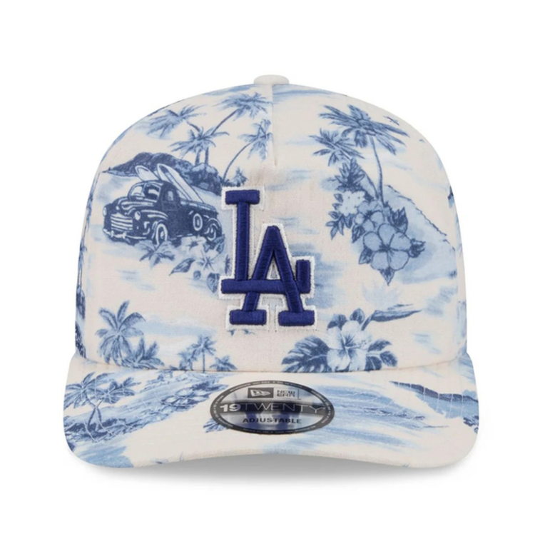 New Era LA Dodgers Floral Tropics White Blue 19Twenty