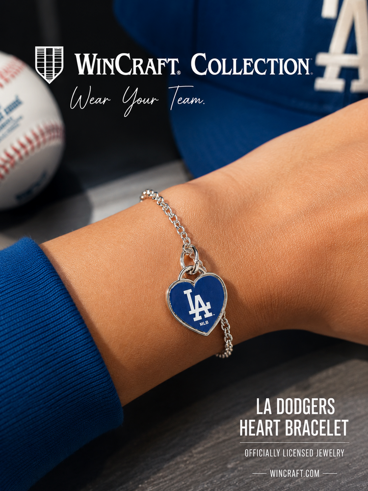 Wincraft Heart Bracelet - MLB Los Angeles Dodgers