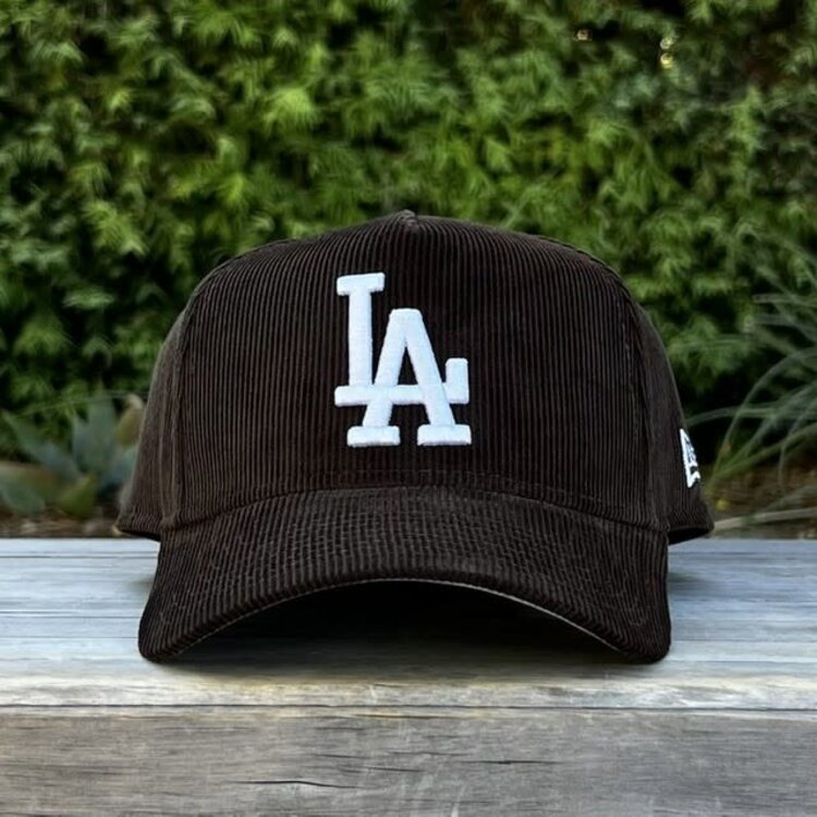 New Era LA Dodgers Brown Corduroy 940 A-Frame