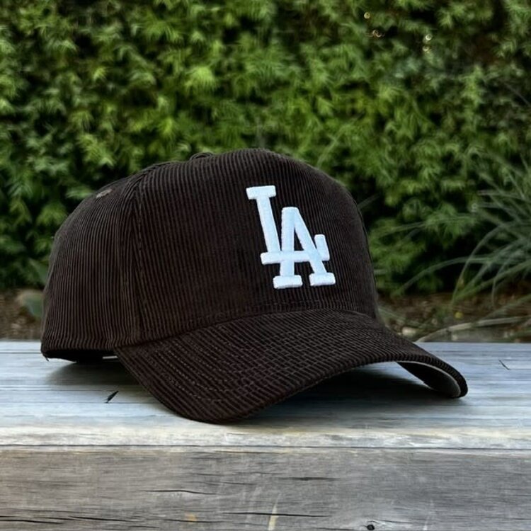 New Era LA Dodgers Brown Corduroy 940 A-Frame