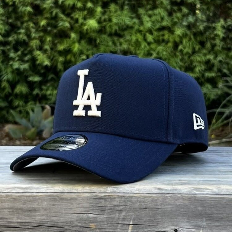 New Era LA Dodgers Navy Ivory 2025 WS Champs Trophy 940 A-Frame