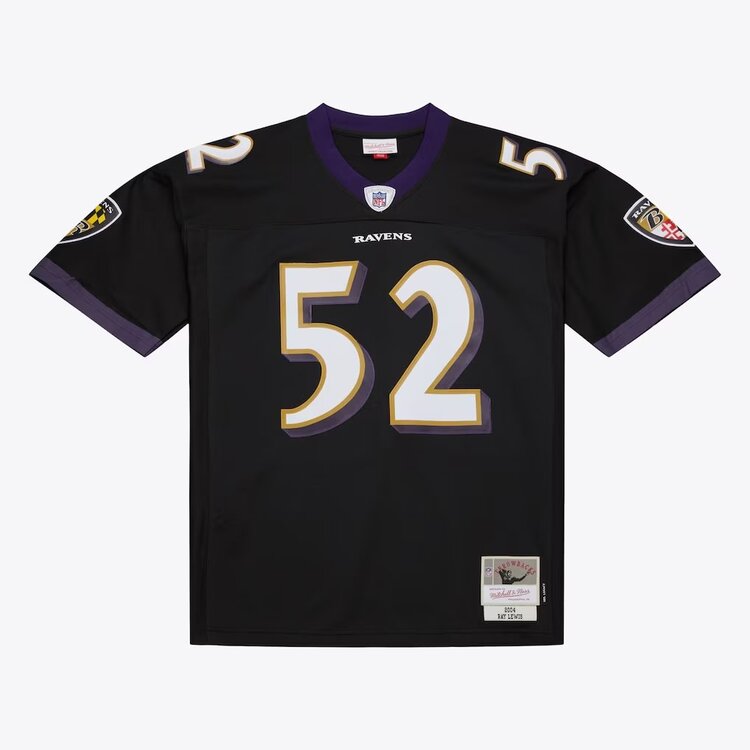 Mitchell and Ness NFL Baltimore Ravens Men's Mitchell & Ness 2004 Ray Lewis #52 Jersey Black