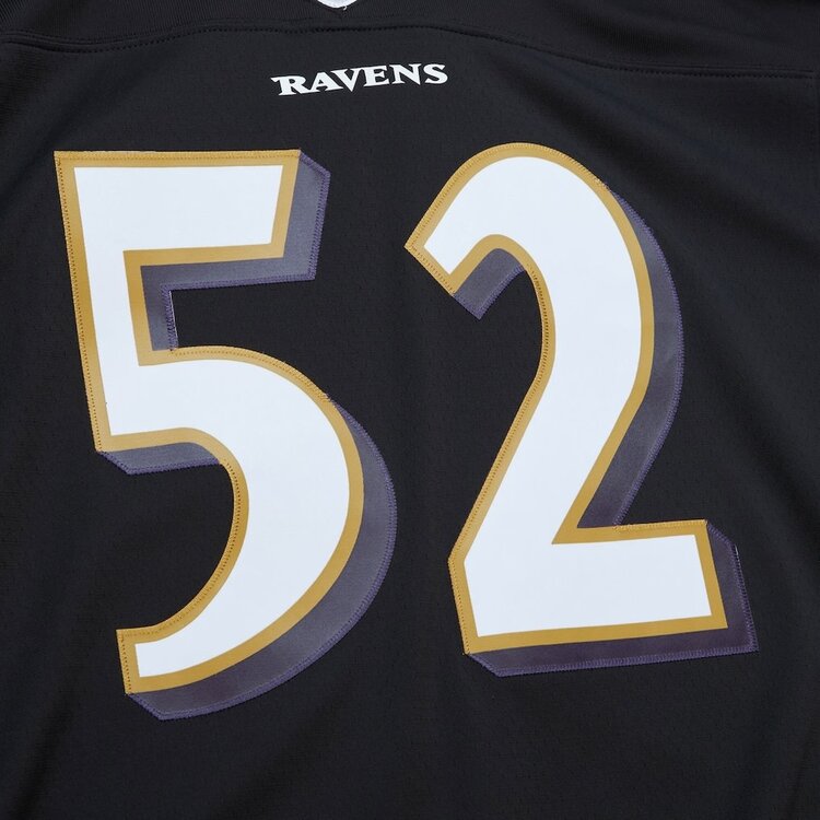 Mitchell and Ness NFL Baltimore Ravens Men's Mitchell & Ness 2004 Ray Lewis #52 Jersey Black