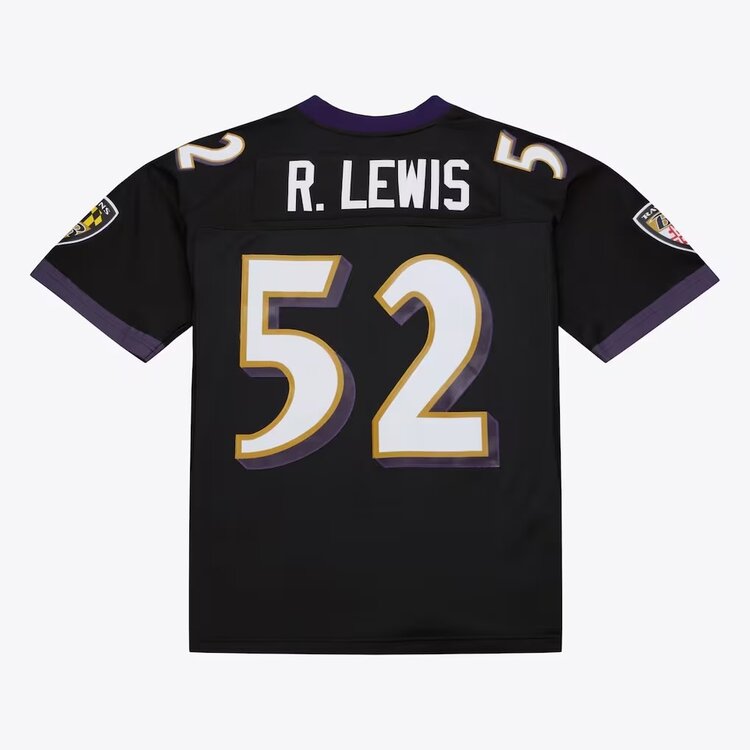 Mitchell and Ness NFL Baltimore Ravens Men's Mitchell & Ness 2004 Ray Lewis #52 Jersey Black