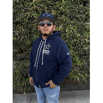 Nike Dallas Cowboys Men's 2025 Sideline Full-Zip Hoodie