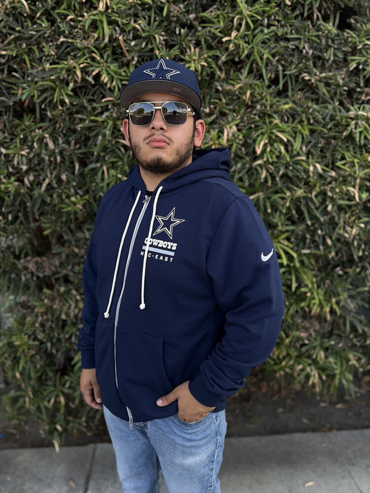 Nike Dallas Cowboys Men's 2025 Sideline Full-Zip Hoodie