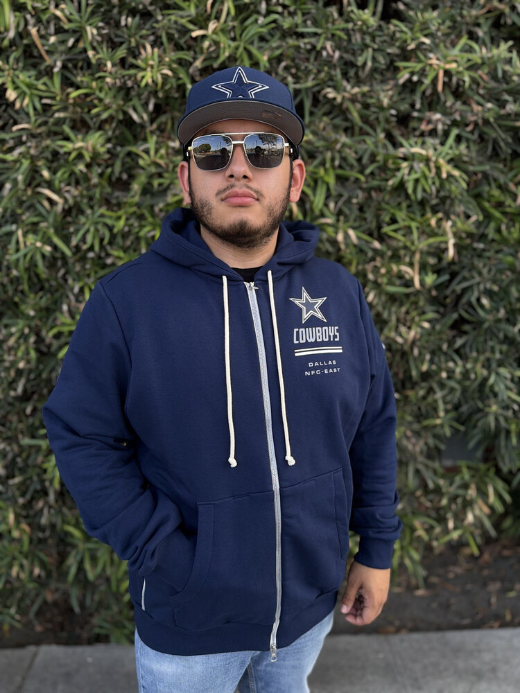 Nike Dallas Cowboys Men's 2026 Sideline Full-Zip Hoodie