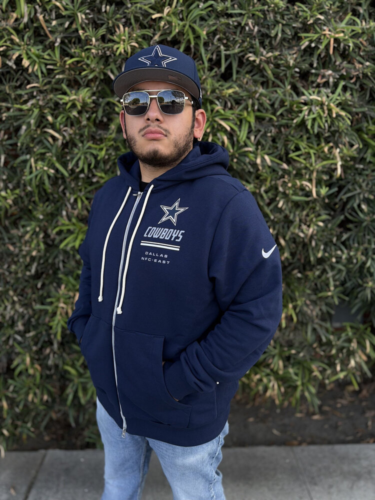 Nike Dallas Cowboys Men's 2026 Sideline Full-Zip Hoodie