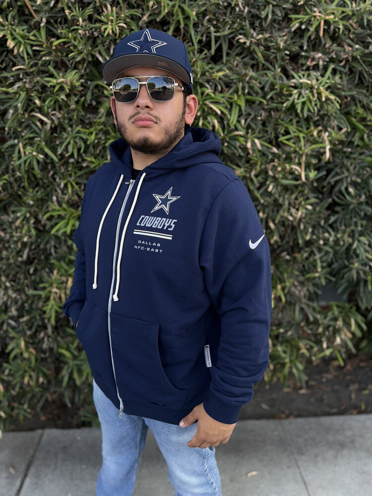 Nike Dallas Cowboys Men's 2026 Sideline Full-Zip Hoodie