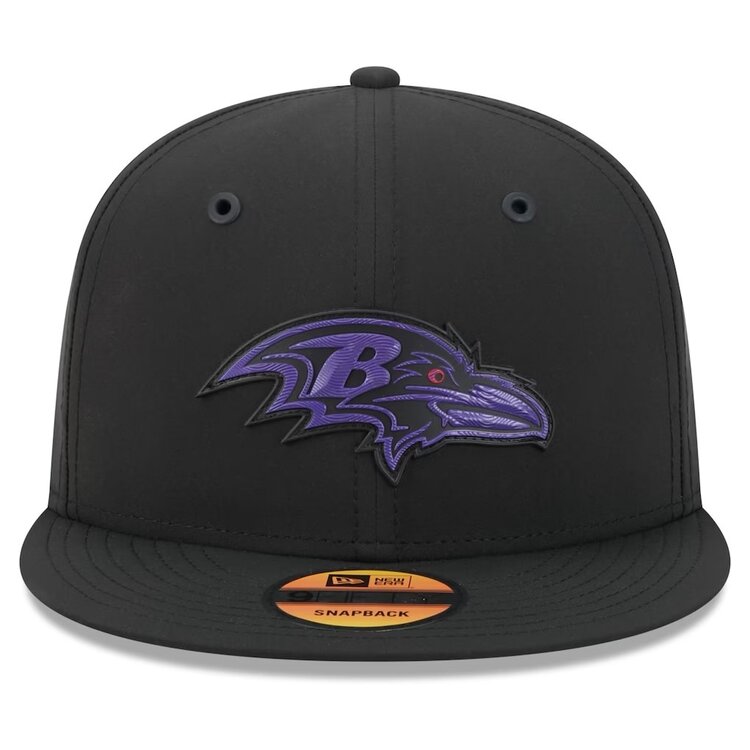 New Era Baltimore Ravens Black 2026 Sideline 950 Snapback