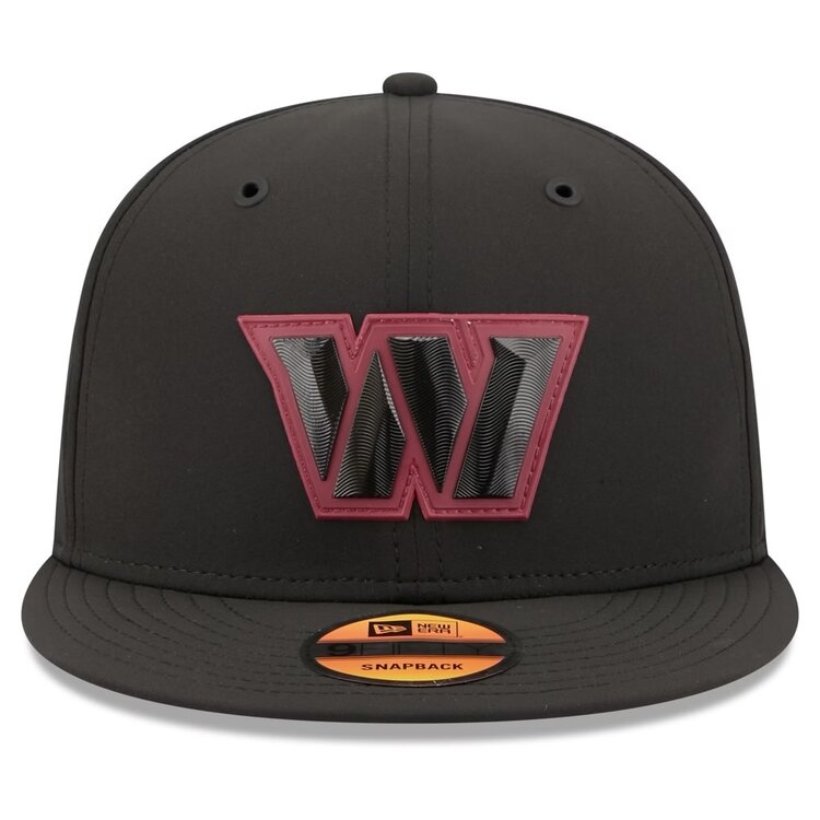 New Era Washington Commanders Black 2026 Sideline 950 Snapback