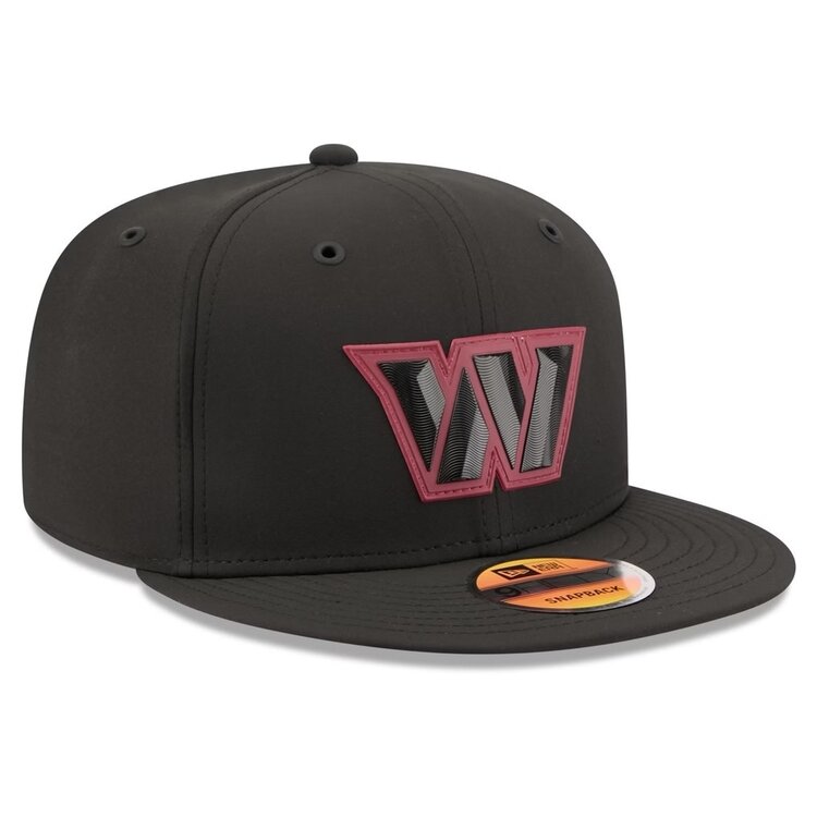New Era Washington Commanders Black 2026 Sideline 950 Snapback
