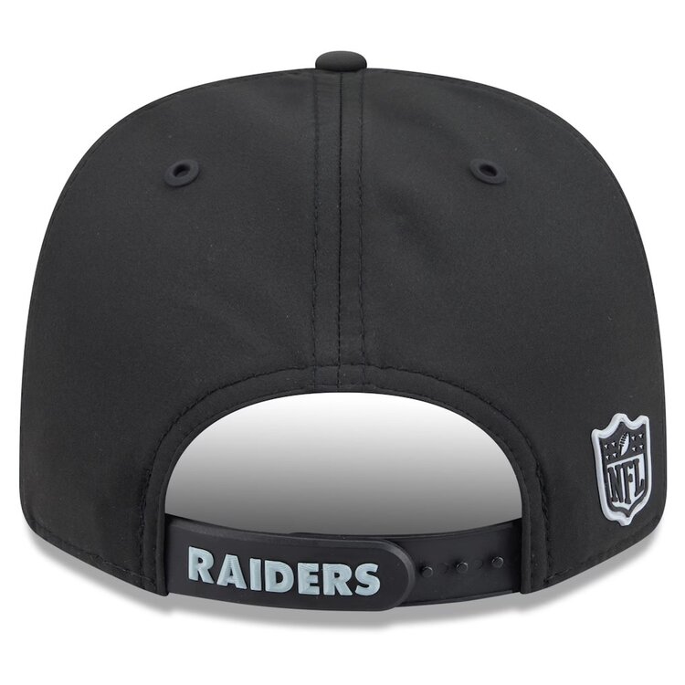 New Era Raiders Black 2026 Sideline 970 Stretch Snap Adjustable