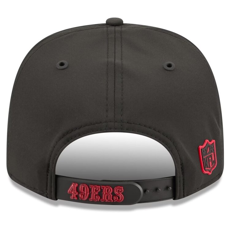 New Era San Francisco 49ers Black 2026 Sideline 970 Stretch Snap Adjustable