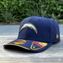 New Era Chargers Obsidian Blue 2026 Sideline 970 Stretch Snap Adjustable