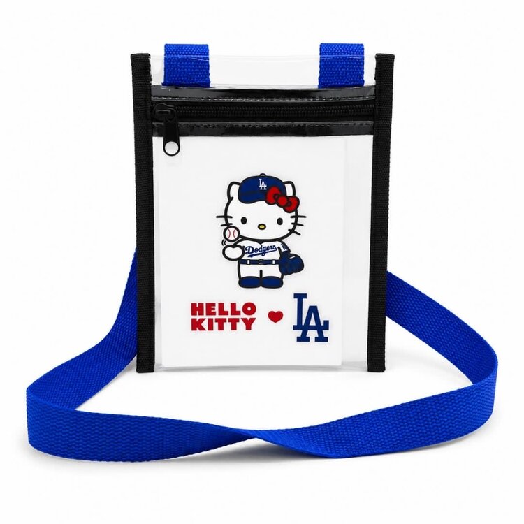 Forever Collectibles LA Dodgers x Hello Kitty Clear Stadium Shoulder Bag