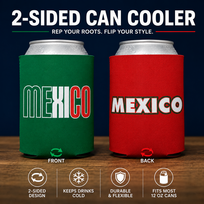 Wincraft Mexico Colors Can Cooler 12 oz