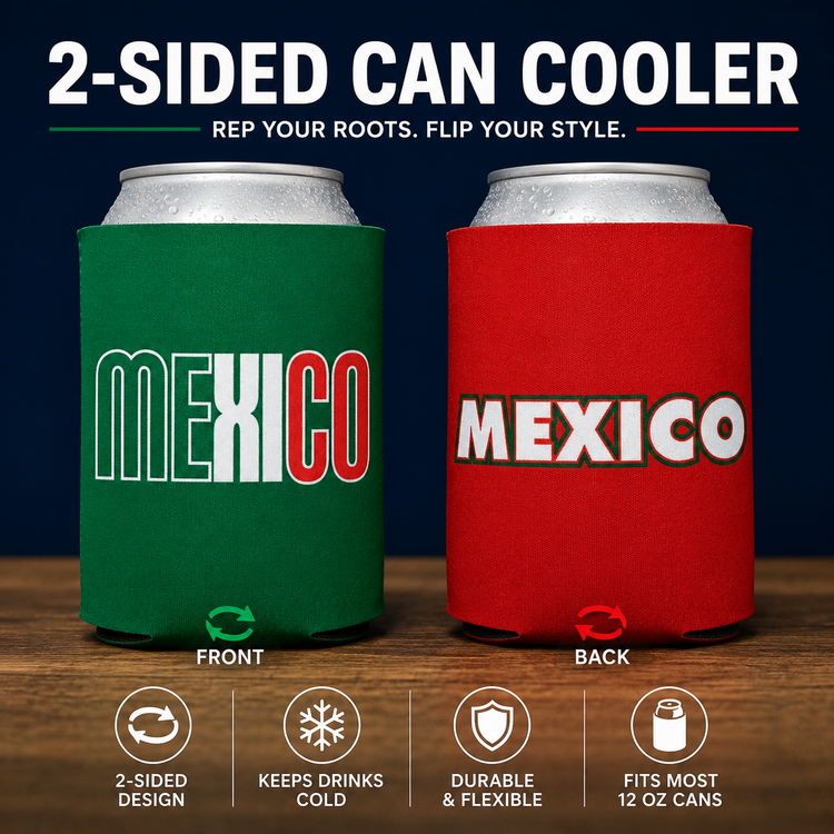 Wincraft Mexico Colors Can Cooler 12 oz
