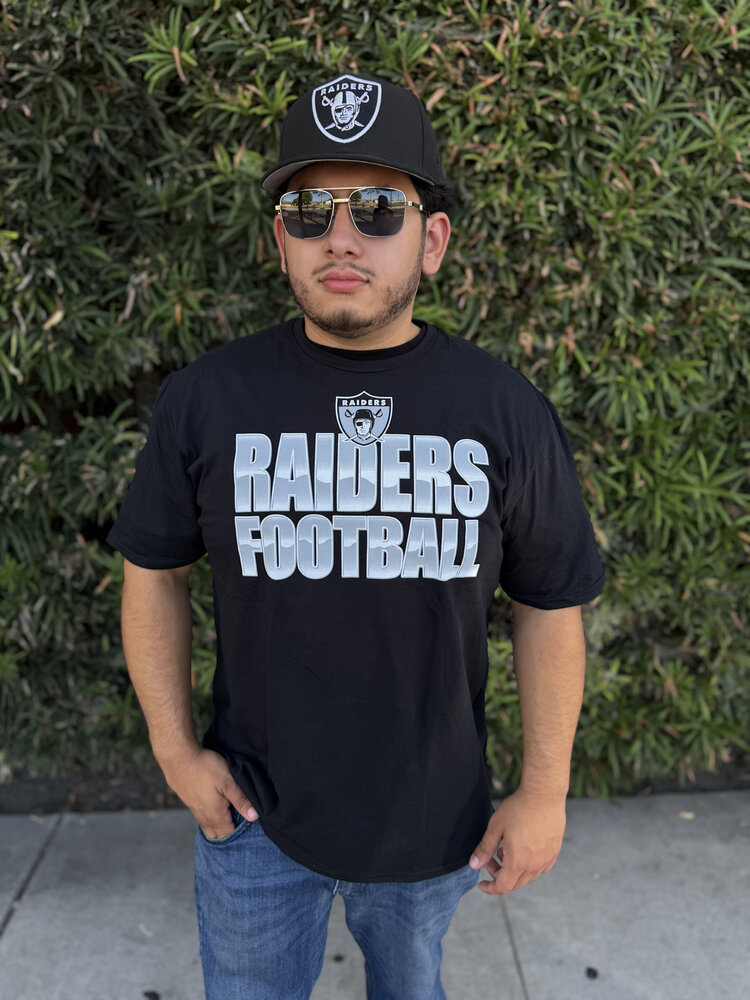 Fanatics Raiders Men's Black Stadium Tee