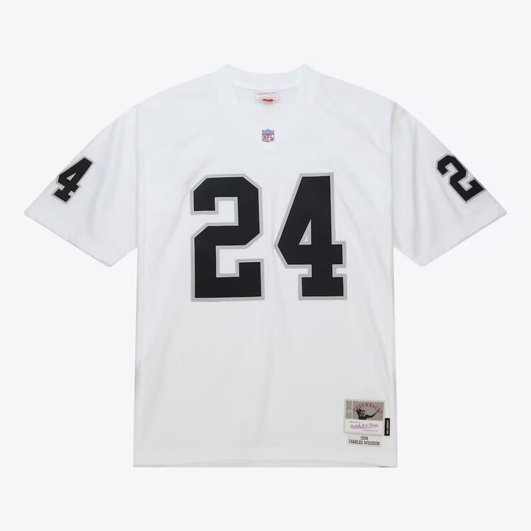 Mitchell and Ness NFL Raiders Men's M&N 1998 Charles Woodson Jersey White
