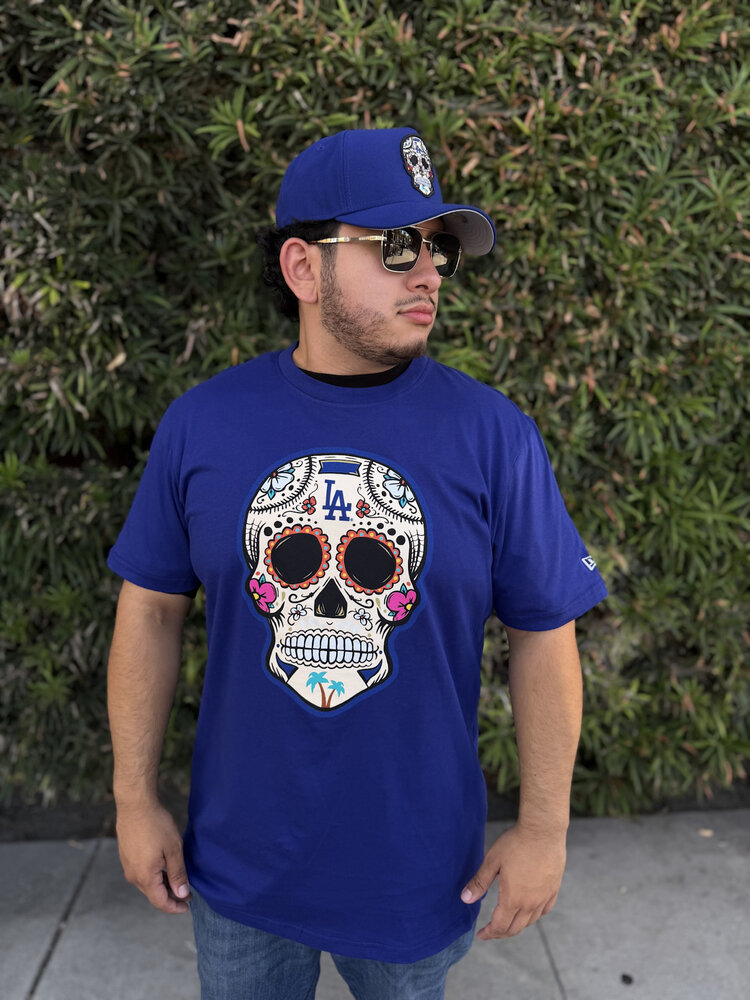 New Era LA NE Sugar Skull Royal 2.0 Tee