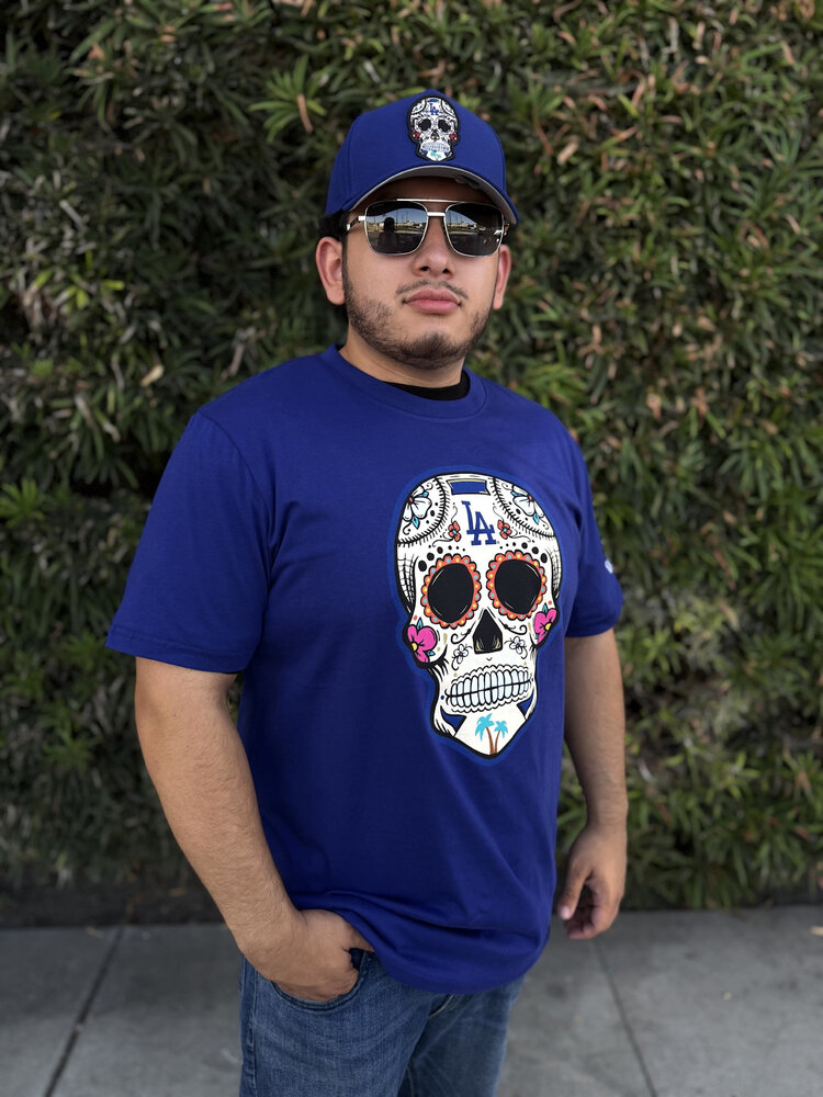 New Era LA NE Sugar Skull Royal 2.0 Tee