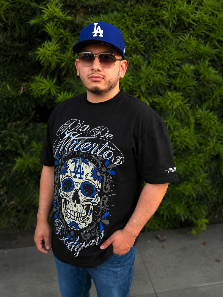 Pro Standard LA Dodgers Black Eternal Skull Tee