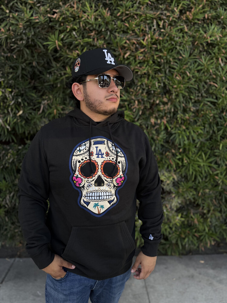 New Era LA NE Sugar Skull Black 2.0 Hoodie
