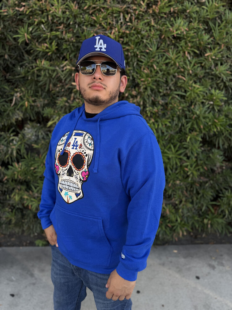 New Era LA NE Sugar Skull Royal 2.0 P/O Hoodie