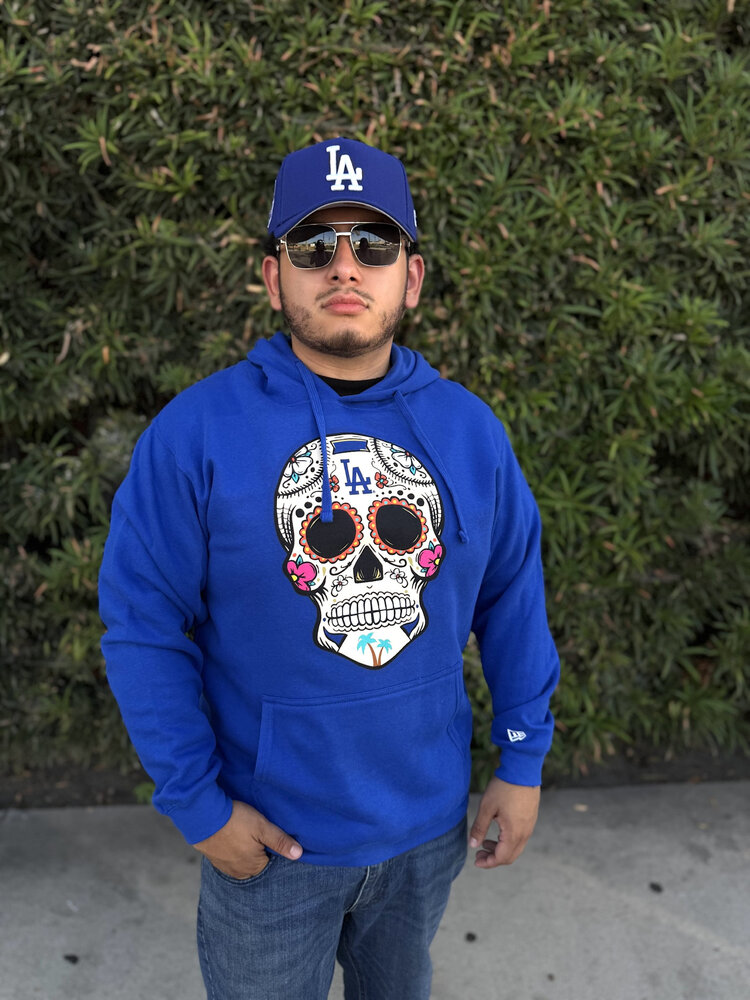 New Era LA NE Sugar Skull Royal 2.0 P/O Hoodie