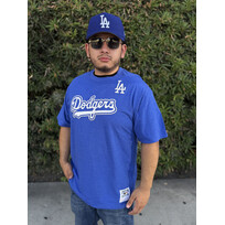 Mitchell and Ness LA Dodgers Men's M&N Gameday Classic Royal SS Tee