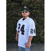Mitchell and Ness NFL Raiders Men's M&N 1998 Charles Woodson Jersey White
