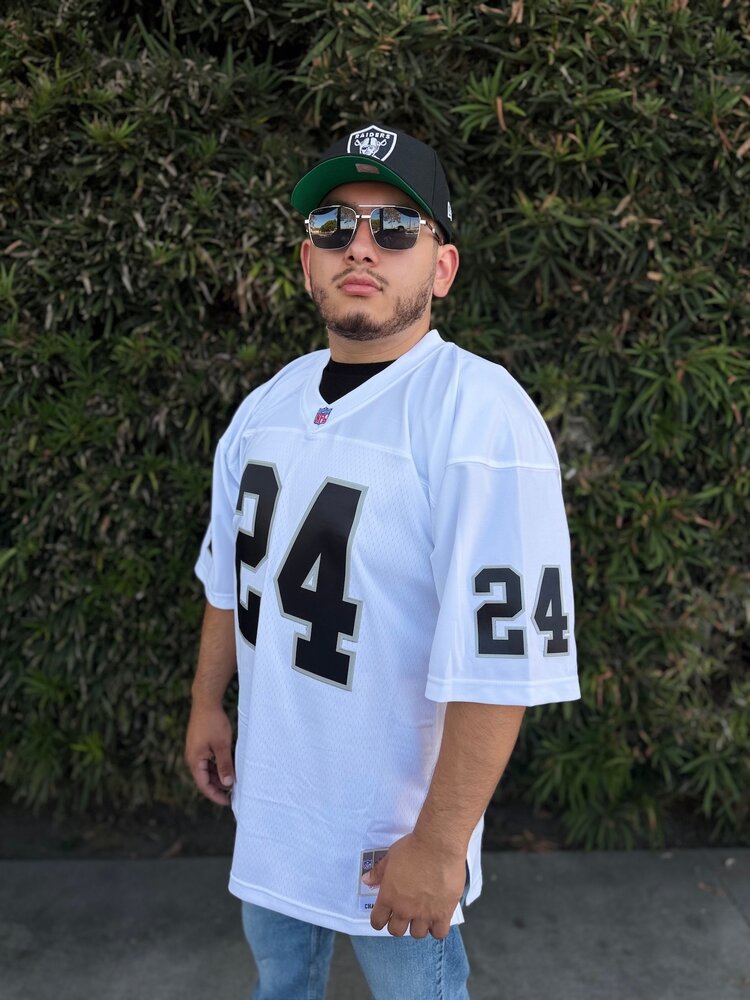 Mitchell and Ness NFL Raiders Men's M&N 1998 Charles Woodson Jersey White