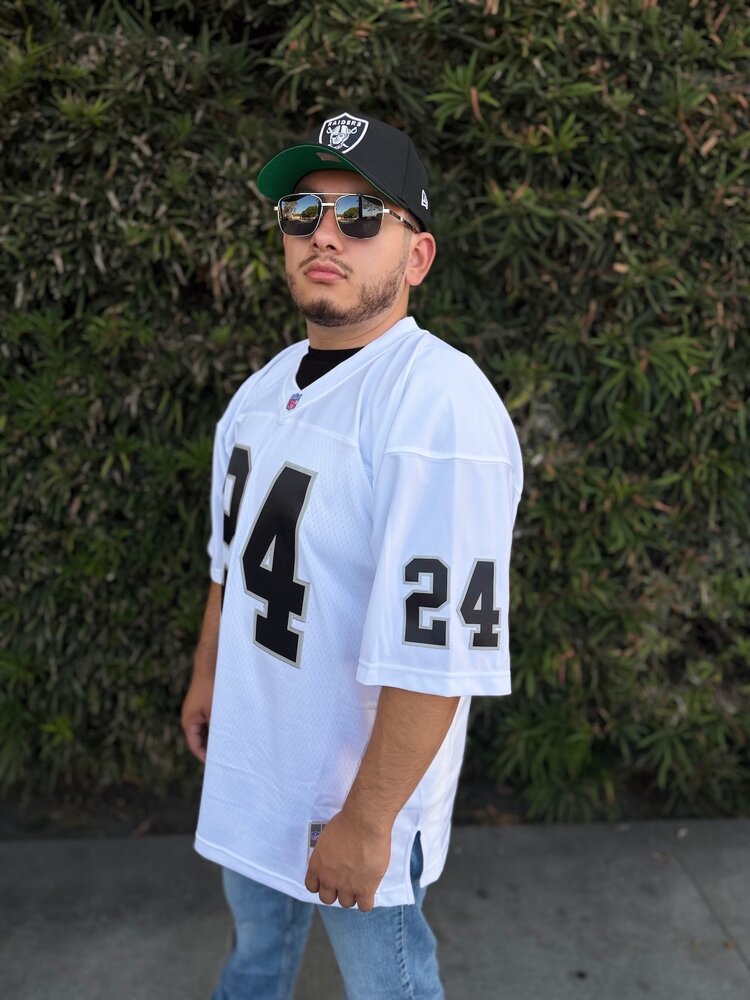 Mitchell and Ness NFL Raiders Men's M&N 1998 Charles Woodson Jersey White