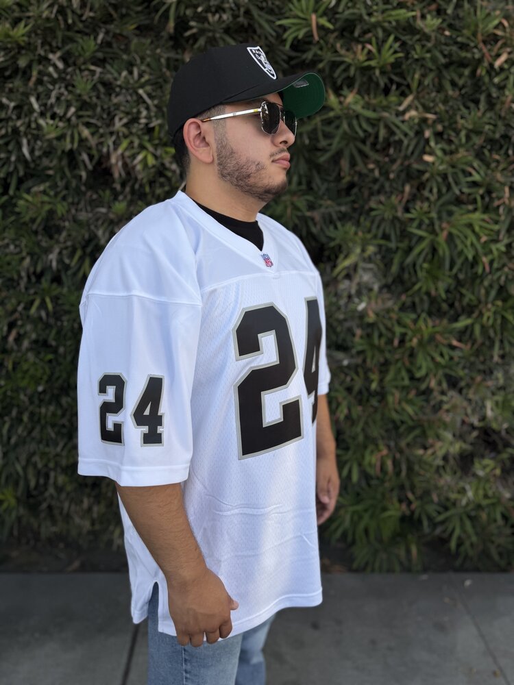 Mitchell and Ness NFL Raiders Men's M&N 1998 Charles Woodson Jersey White