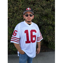 Mitchell and Ness NFL San Francisco 49ers Men's Mitchell & Ness 1990 Joe Montana #16 Jersey White