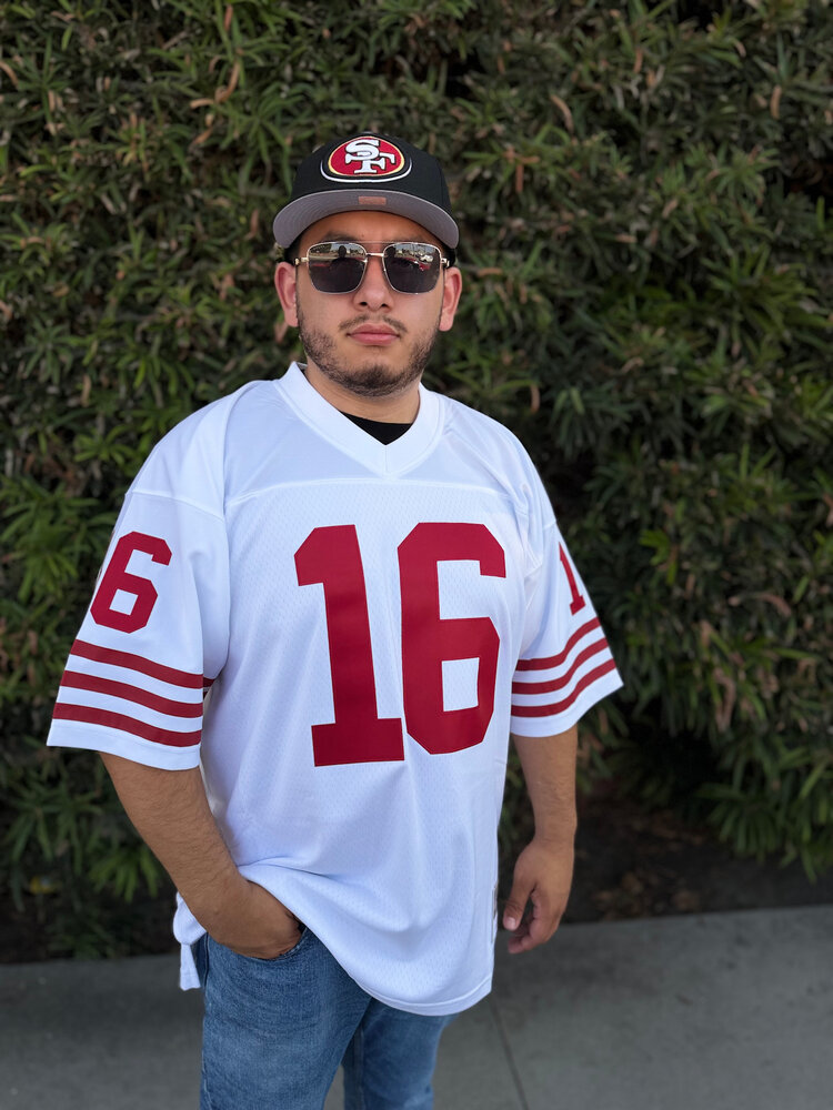 Mitchell and Ness NFL San Francisco 49ers Men's Mitchell & Ness 1990 Joe Montana #16 Jersey White