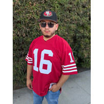 Mitchell and Ness NFL San Francisco 49ers Men's Mitchell & Ness 1990 Joe Montana #16 Jersey Red