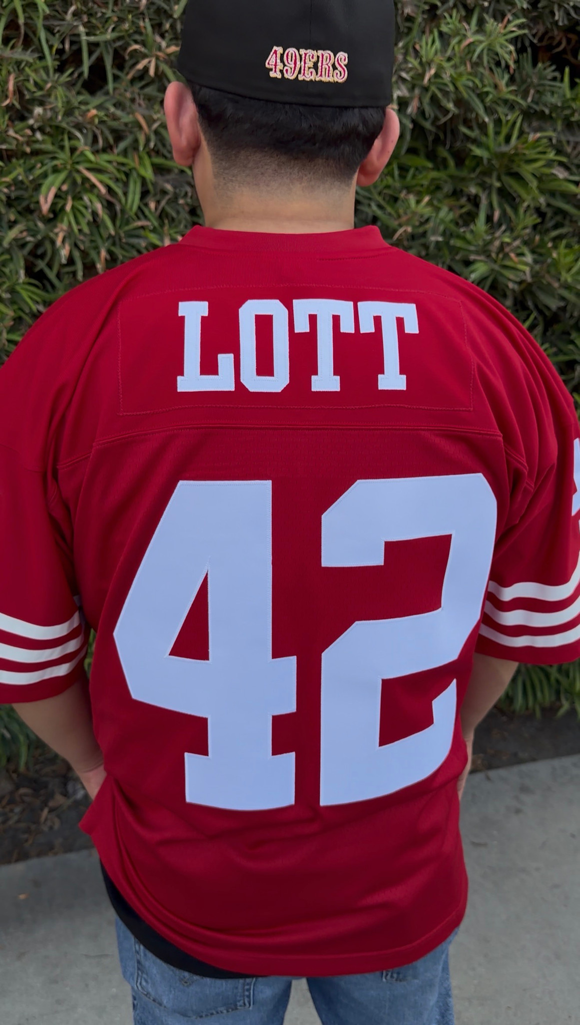 NFL San Francisco 49ers Men's Mitchell & Ness 1990 Ronnie Lott #42