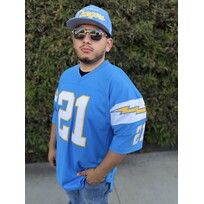 Mitchell and Ness Chargers Men's M&N 2006 LaDainian Tomlinson #21 Jersey Blue