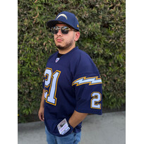 Mitchell and Ness Chargers Men's M&N 2006 LaDainian Tomlinson #21 Jersey Navy