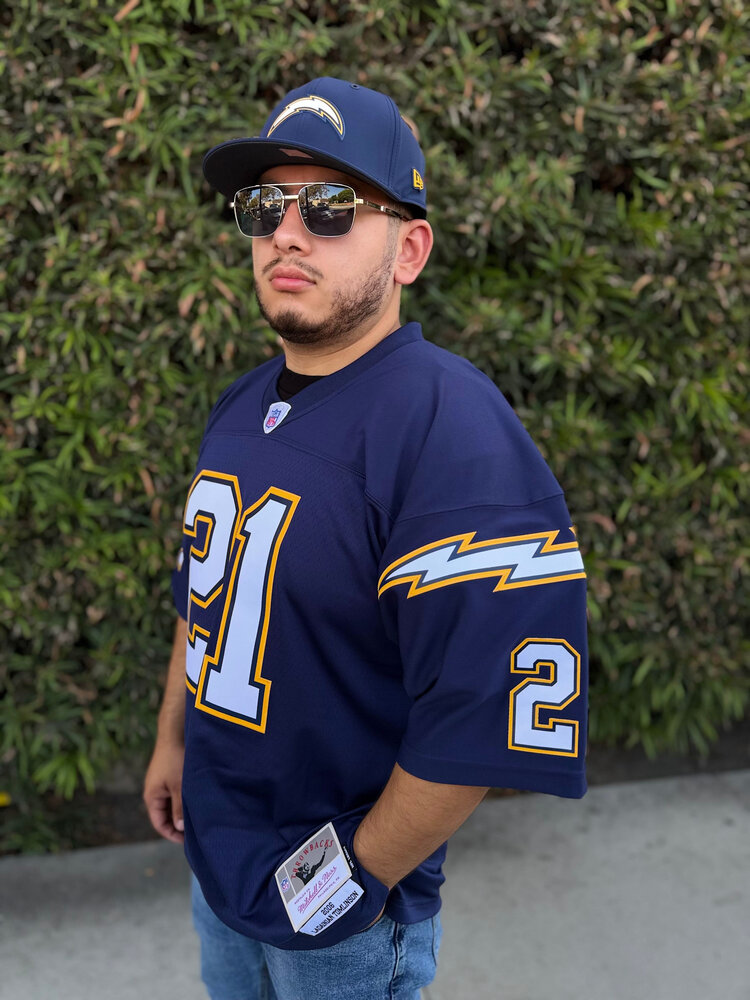 Mitchell and Ness Chargers Men's M&N 2006 LaDainian Tomlinson #21 Jersey Navy