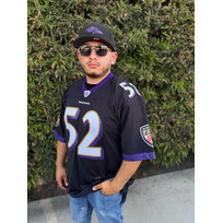 Mitchell and Ness NFL Baltimore Ravens Men's Mitchell & Ness 2004 Ray Lewis #52 Jersey Black