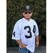 Mitchell and Ness NFL Los Angeles Raiders Men's Mitchell & Ness 1988 Bo Jackson #34 Jersey White